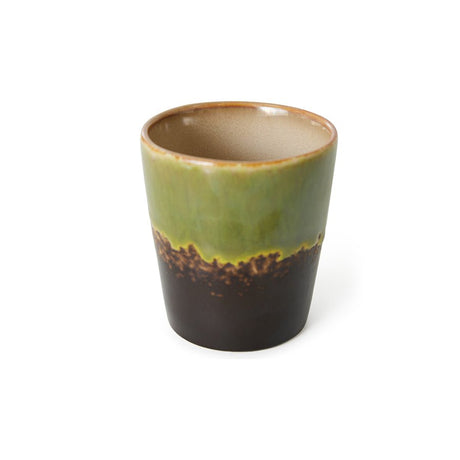 70s ceramics: coffee mug algae - Urban nest