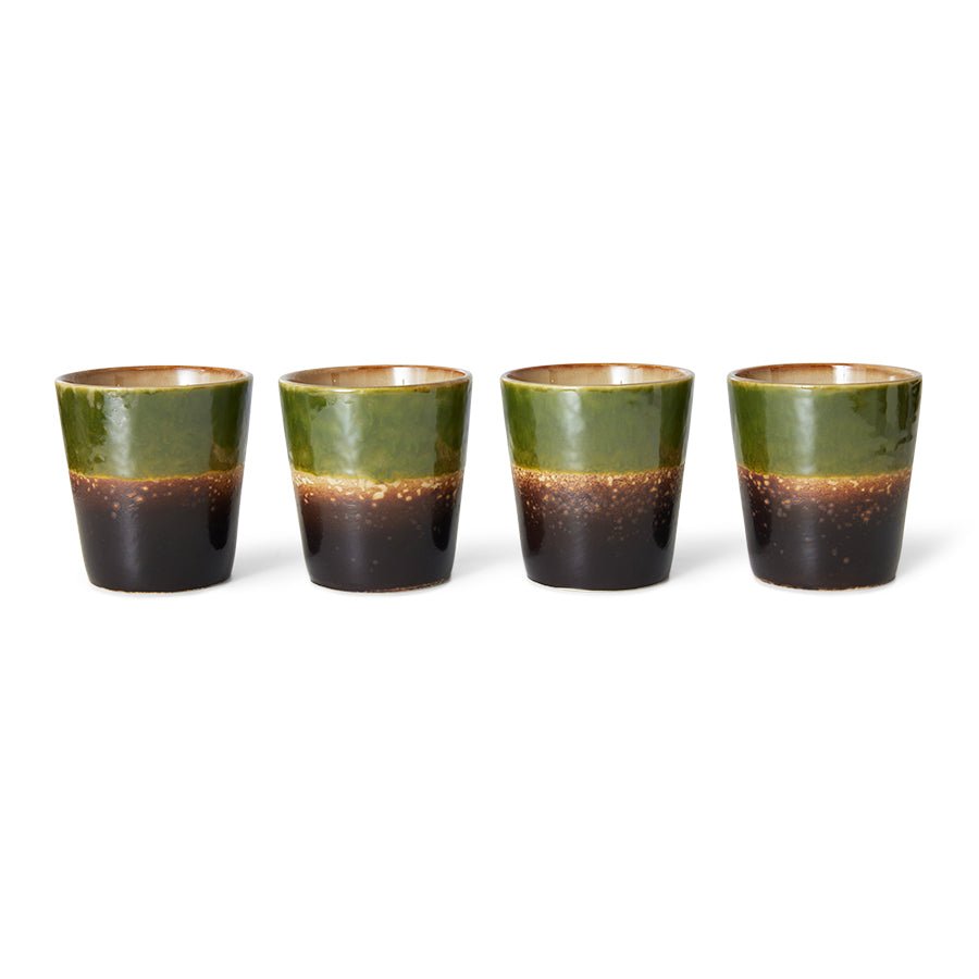 70s ceramics: coffee mug algae - Urban nest