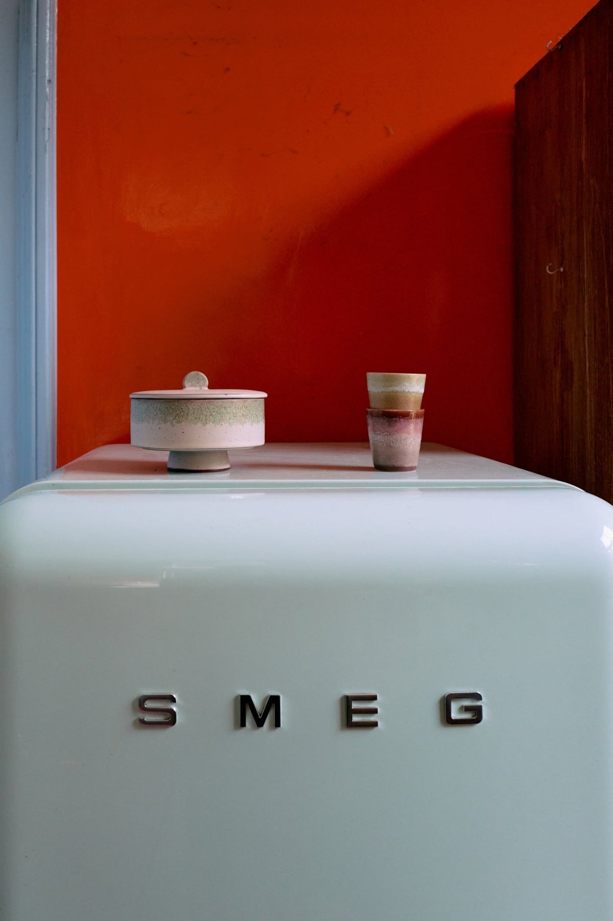 70s ceramics: coffee mugs - surreal (set of 6) - Urban nest