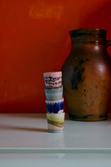 70s ceramics egg cups - vibrance (set of 4) - Urban nest