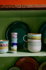 70s ceramics egg cups - vibrance (set of 4) - Urban nest