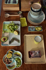 70s ceramics: large tray, glint - Urban nest