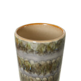 70s ceramics: latte mug - fern - Urban Nest