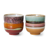 70s ceramics: noodle bowls - geyser (set of 4) - Urban nest