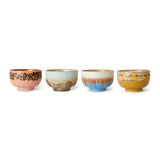 70s ceramics: noodle bowls seabreeze (set of 4) - Urban nest