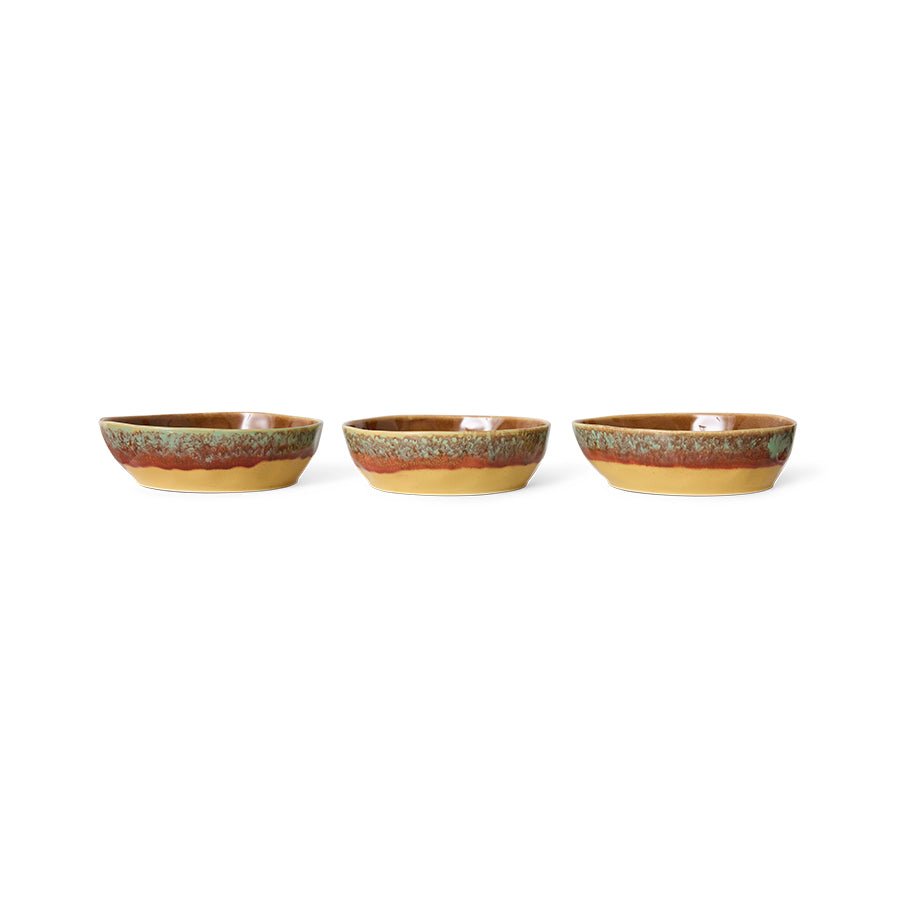 70s ceramics: pasta bowls cove (set of 2) - Urban nest