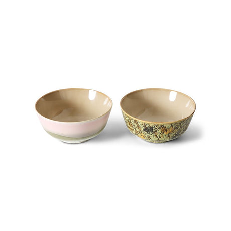 70s ceramics: ramen bowl ascend, set of 2 - Urban nest