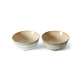 70s ceramics: ramen bowl verge, set of 2 - Urban nest