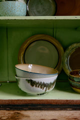 70s ceramics: ramen bowls minimalist set of 2 - Urban nest