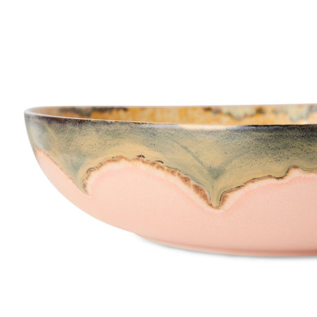 70s ceramics: salad bowl - sunflower - Urban nest