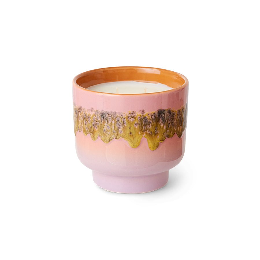 70s ceramics: scented candle - miami - Urban nest