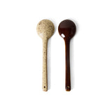70s ceramics: serving spoons - hills (set of 2) - Urban nest