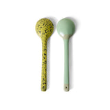 70s ceramics: serving spoons - mines (set of 2) - Urban nest