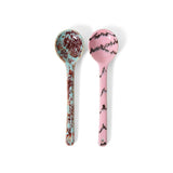 70s ceramics: serving spoons - sprinkle (set of 2) - Urban nest