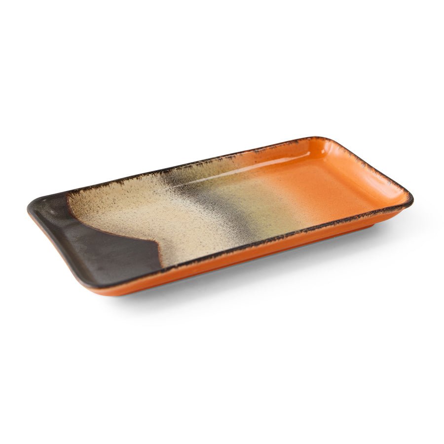 70s ceramics: small trays twenty four hours (set of 2) - Urban Nest