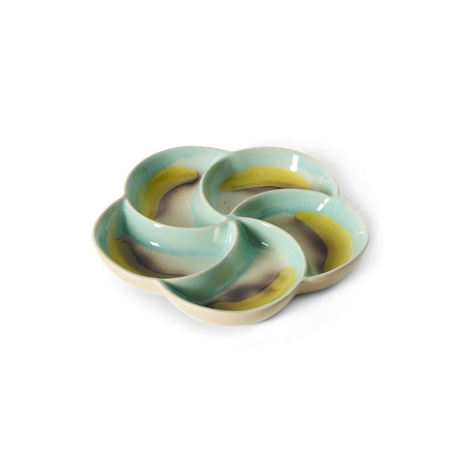 70s ceramics: snack tray glint - Urban nest