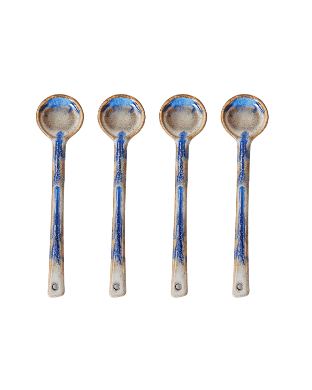 70s ceramics: spoons M (set of 4) single color - Urban nest
