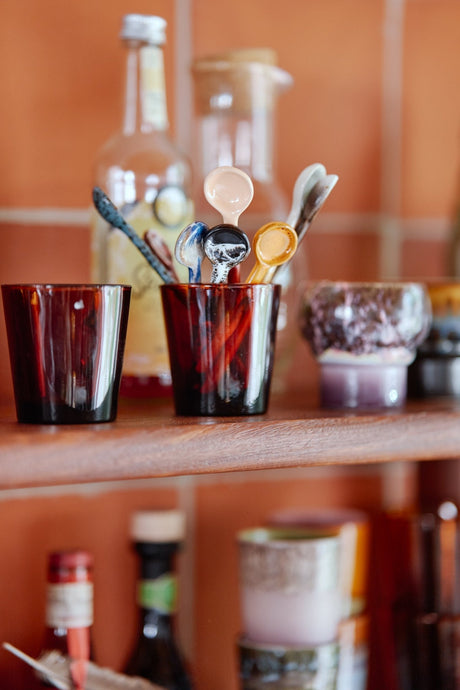 70s ceramics: spoons M (set of 4) single color - Urban nest