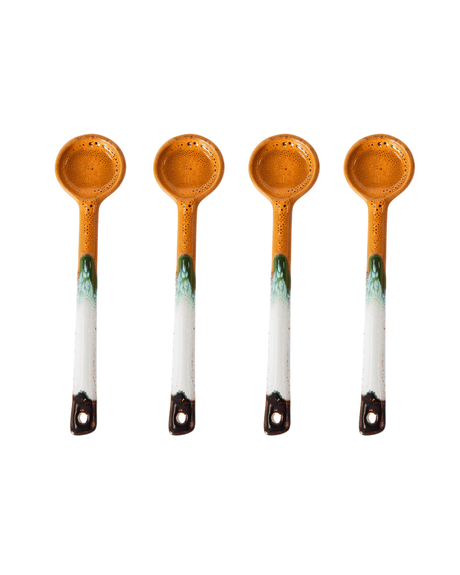 70s ceramics: spoons M (set of 4) single color - Urban nest