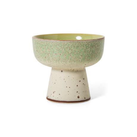 70s ceramics: tapas bowl on base L slush - Urban nest