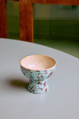 70s ceramics: tapas bowl on base S patina - Urban nest