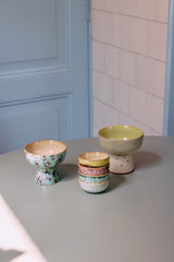 70s ceramics: tapas bowl on base S patina - Urban nest
