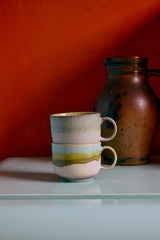 70s ceramics: tea cups neo, set of 2 - Urban nest