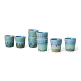70s ceramics: Van Gogh coffee mugs self portrait (set of 2) - Urban nest