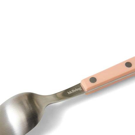 70s cutlery dessert spoon - peach - Urban nest