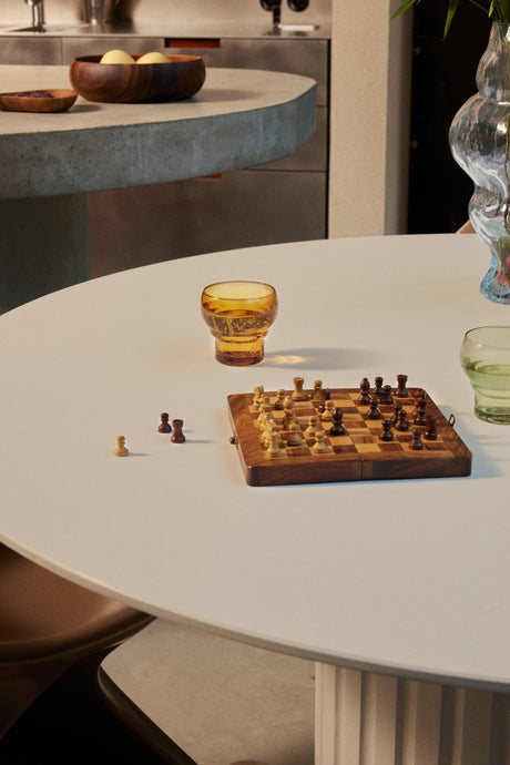 70s glassware: bulb glasses - amber (set of 4) - Urban Nest