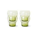 70s glassware: bulb glasses - mint green (set of 4) - Urban nest