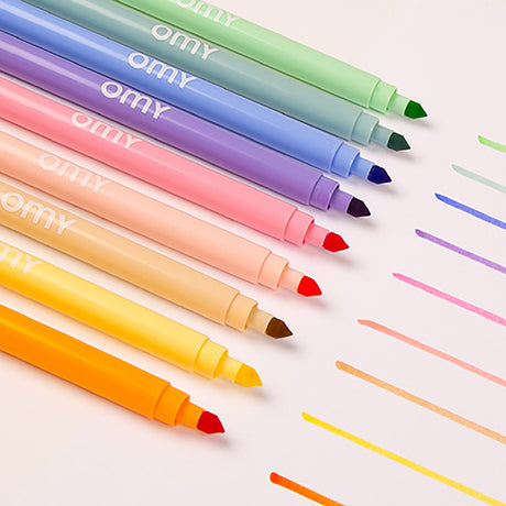 9 Markers - pastel - Urban nest