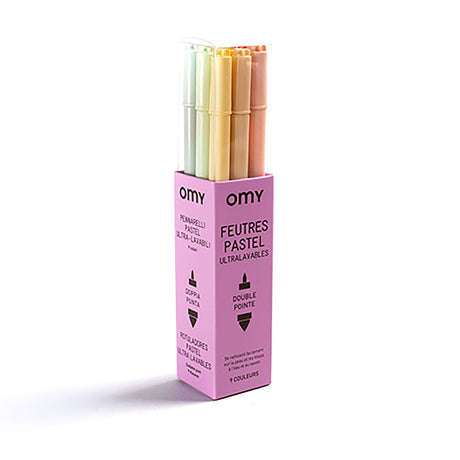 9 Markers - pastel - Urban nest