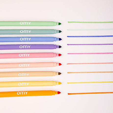 9 Markers - pastel - Urban nest