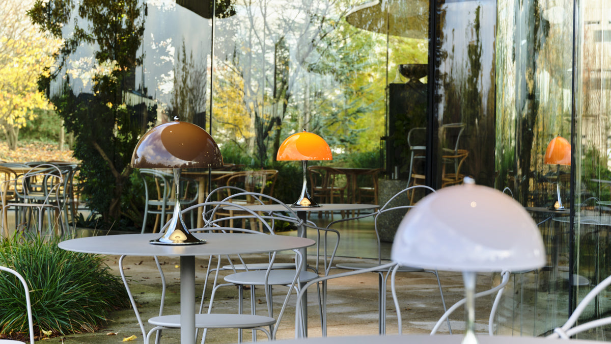 Panthella 250 chrome portable lamp | The originals