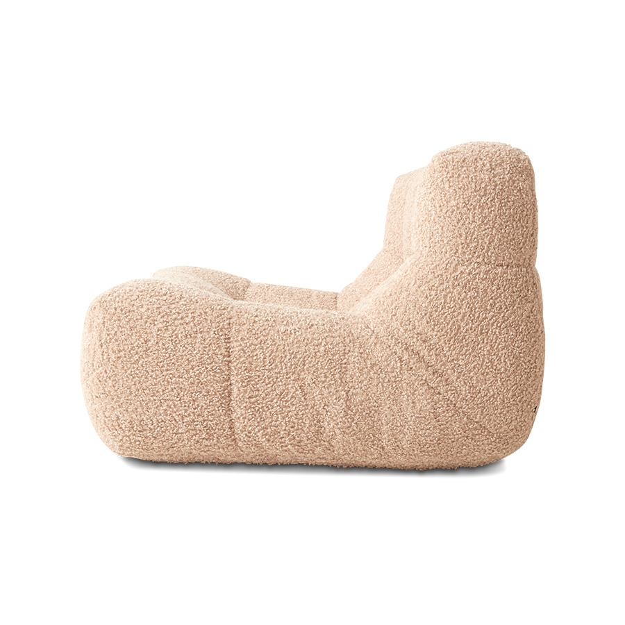 Lazy lounge chair - frizz, beige