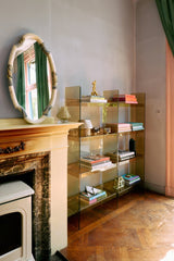 Acrylic cabinet 160 cm - olive green - Urban nest