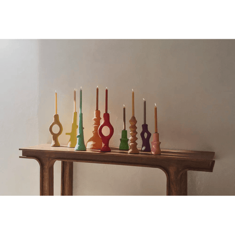 Almeria candle holder - ochre - Urban nest