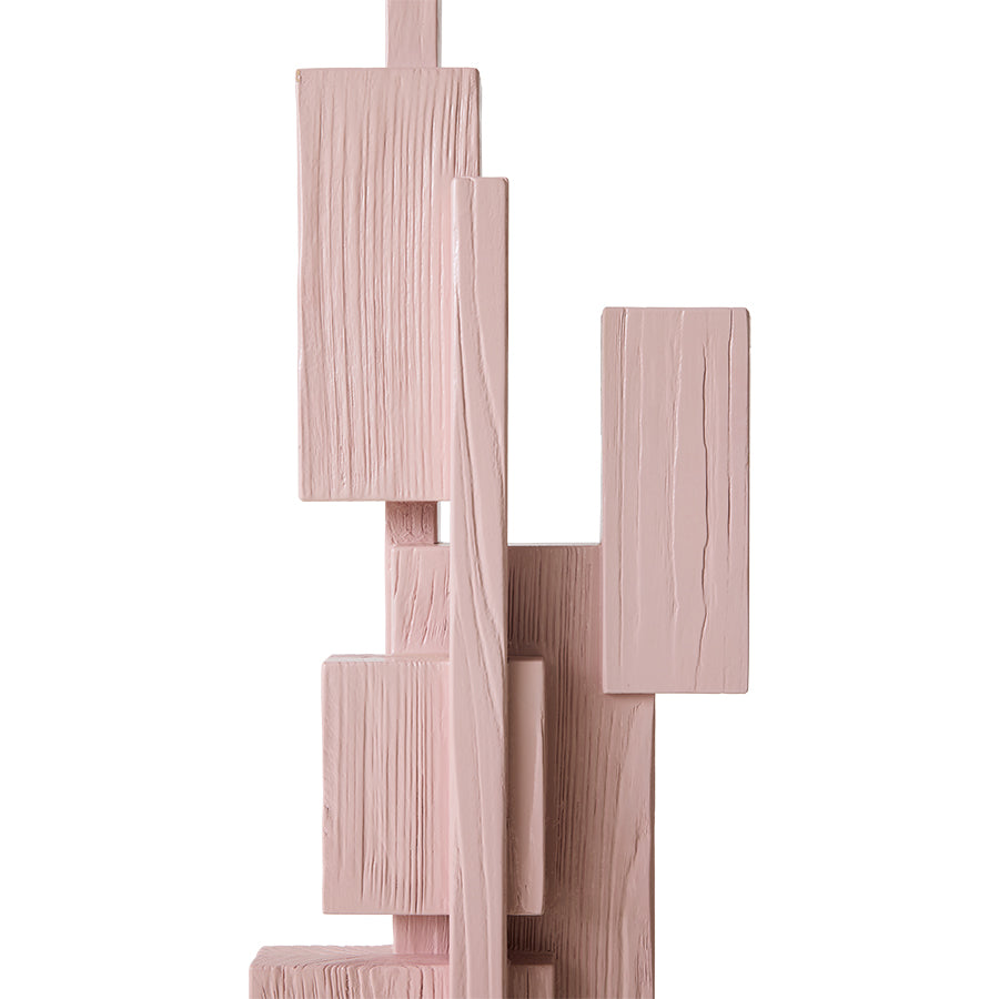 Skyscraper sculpture - soft pink