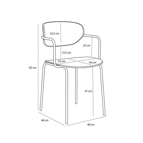 Arch dining chair - Urban nest