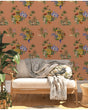 Asian botanical garden terra wallpaper - Urban nest