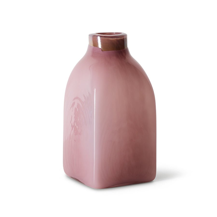 Atelier glass vase large, pink - Urban nest