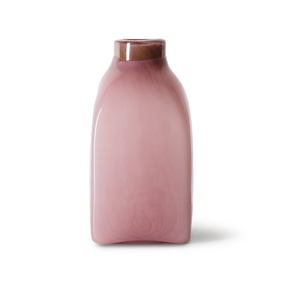 Atelier glass vase large, pink - Urban nest