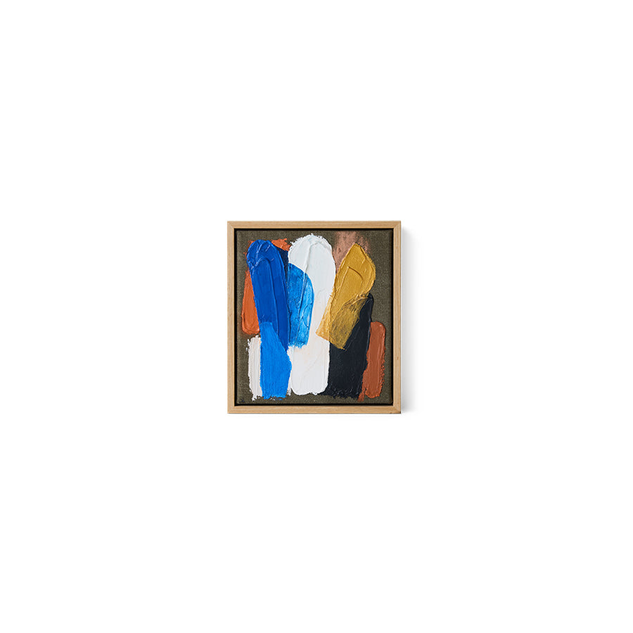 Framed artwork - moonlight strokes