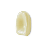 Glass sculpture chrome - cream
