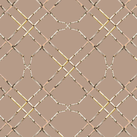 Bamboo trellis wallpaper - Urban nest