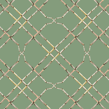 Bamboo trellis wallpaper - Urban nest