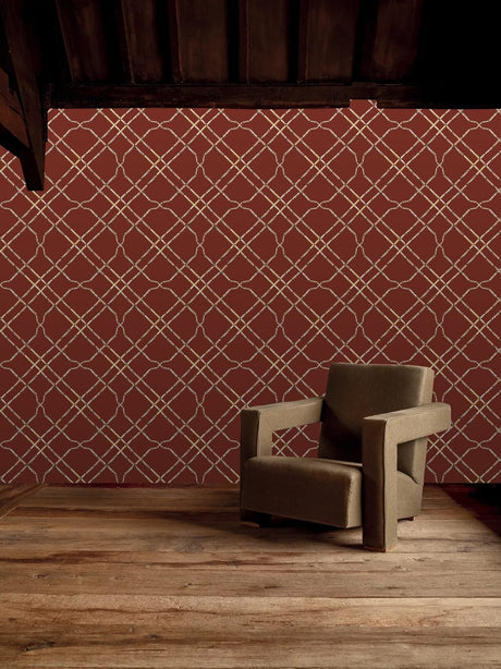 Bamboo trellis wallpaper - Urban nest