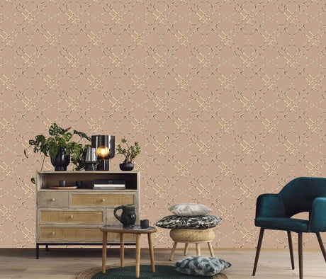 Bamboo trellis wallpaper - Urban nest