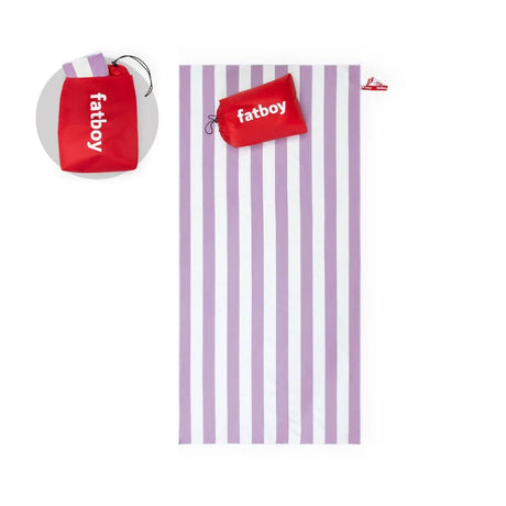 Beach baggy towel with pillow, lilac - Urban nest